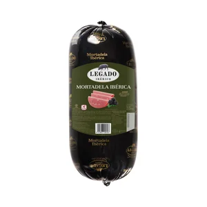 LEGADO IBÉRICO Charcutería selecta Mortadela ibérica cortada en lonchas - Loncha normal 2 a 3 mm
