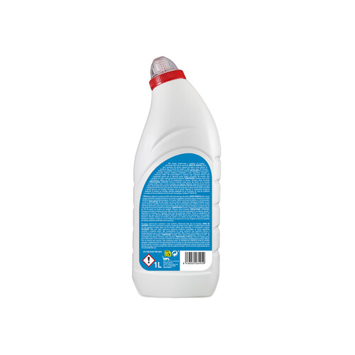 EKOSAN Gel limpiador WC líquido aroma oceánico 3 en 1 perfuma, higieniza y tiene efecto antical EKOSAN 1 l.