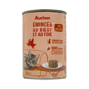 PRODUCTO ALCAMPO Comida para gatos a base de carne de buey PRODUCTO ALCAMPO 400 g.