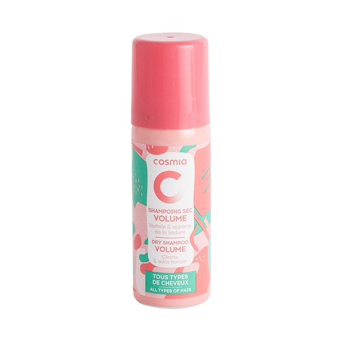COSMIA Champú seco efecto volumen, que refresca nuestro pelo sin dejarlo graso COSMIA 50 ml.