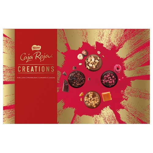 NESTLE Caja roja creations Surtido de 32 bombones 398 g.