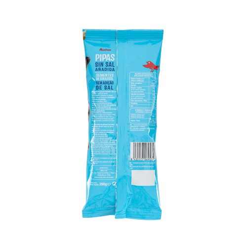 PRODUCTO ALCAMPO Pipas de girasol tostadas sin sal añadida 200 g.