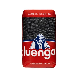 LUENGO Extra  Alubia frijol negro en  paquete, 500 g.