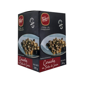Imagen de POLGRI Caracoles en salsa de jamón 390 g.