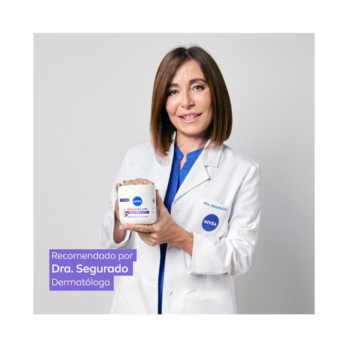 NIVEA Repara & cuida Crema corporal hidratante y regenerante, para pieles secas y sensibles 400 ml.