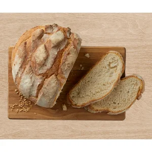 Hogaza de pan rústico con masa madre de Fabricación Propia 800 g.