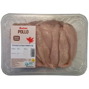 AUCHAN Pechuga fileteada 12-16 uds Producto Alcampo.