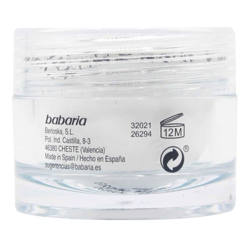BABARIA Collagen vegan Crema facial de uso dario con acción reafirmante, antiedad y antiflacidez 50 ml.