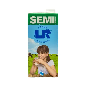 L.R. Leche de vaca semidesnatada 1 l.