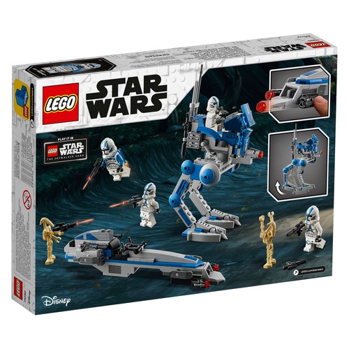 Juego de contrución Soldados Clon de la Legión 501 con 285 piezas, LEGO Star Wars 75280.
