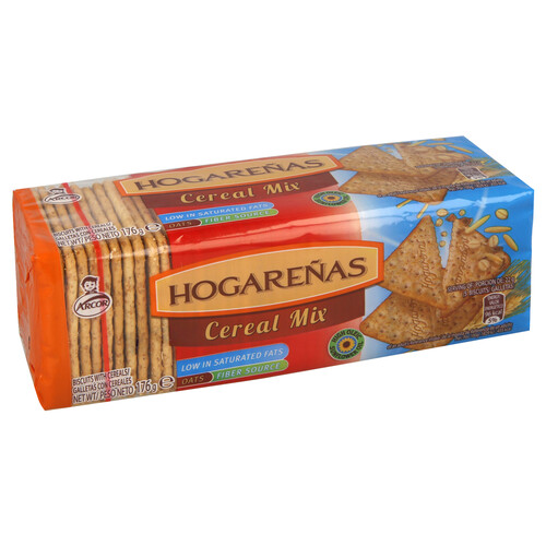 ARCOR Galletas de cereal mix hogareñas 176 g.