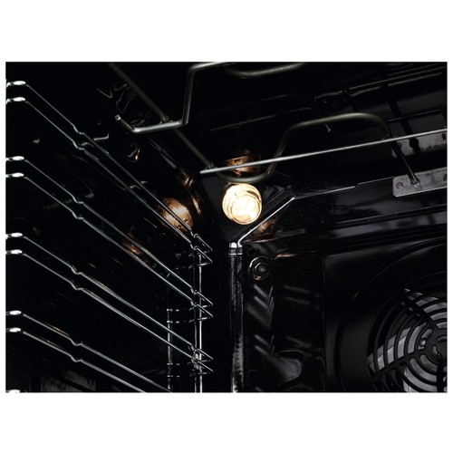 Horno multifunción ELECTROLUX EOH3H54X inox, AquaClean, capacidad: 72L, A: 59,4cm, H: 59,4cm, F: 56,9cm.