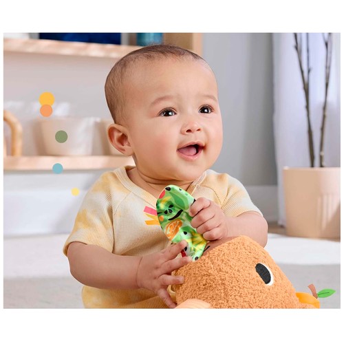 FISHER PRICE  Capibara estímulos y Juego de Peluche interactivo +3 Meses