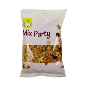 PRODUCTO ECONÓMICO ALCAMPO Surtido de frutos secos "Mix Party" PRODUCTO ECONÓMICO ALCAMPO 500 g.