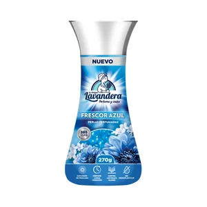 LA ANTIGUA LAVANDERA Perlas perfumadas con aroma a frescor azul 270 g.