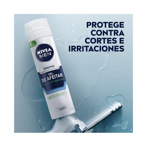 NIVEA Men sensitive Gel de afeitar para pieles sensibles 200 ml.