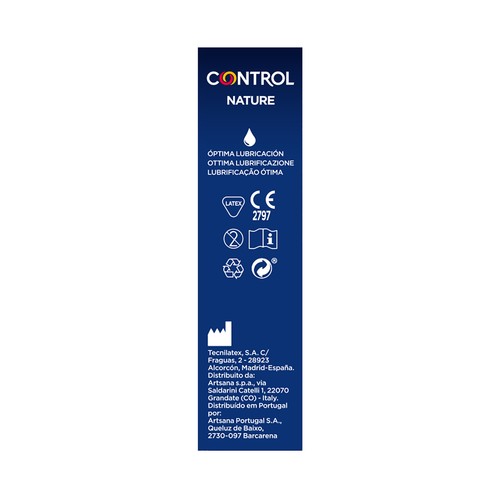CONTROL Preservativos lubricados con perfecta adaptabilidad CONTROL Nature 12 uds.