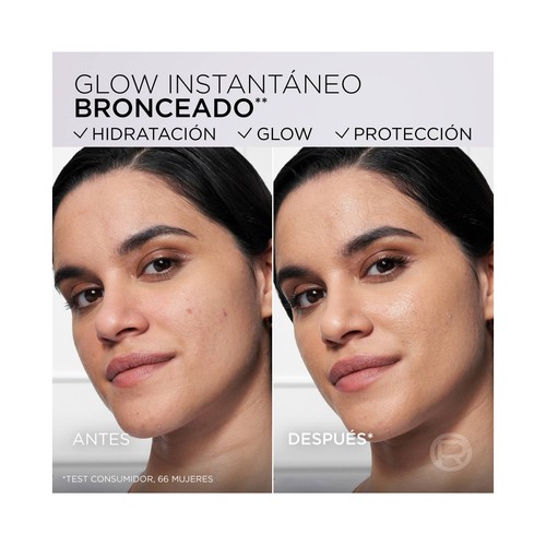L´ORÉAL PARIS Revitalift Fluido facial con color, efecto bronceado y FPS 30 (alto) 40 ml.