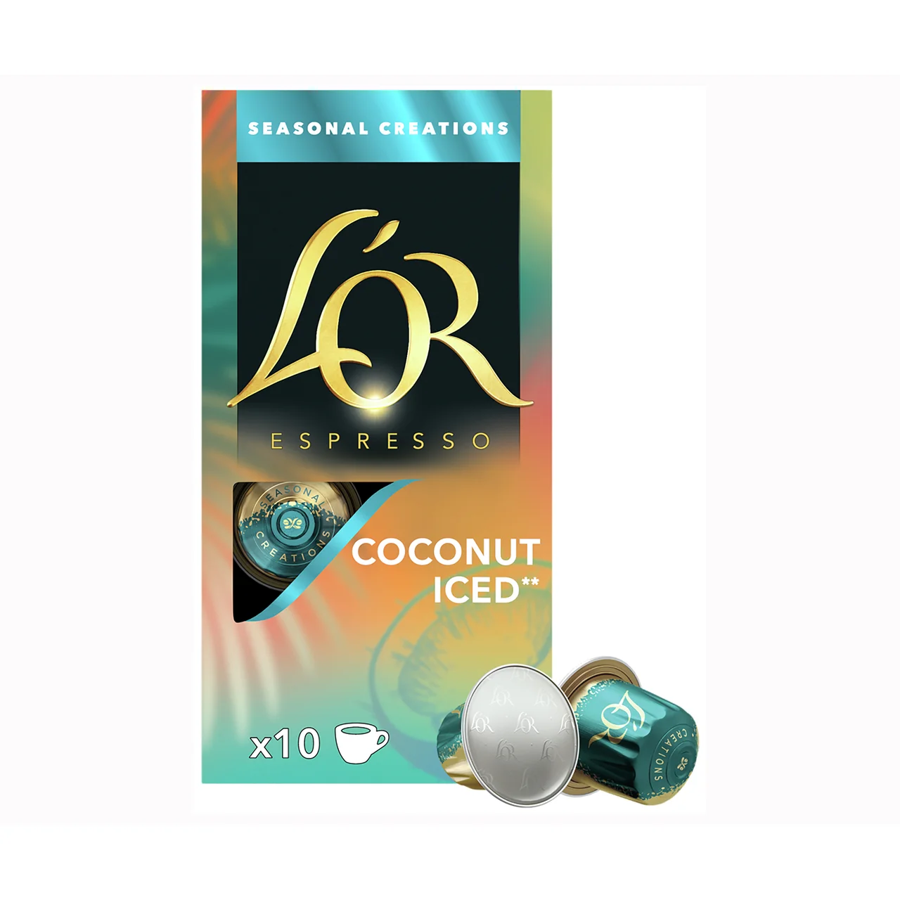 Café en cápsulas de coco 10 uds. 52 g.