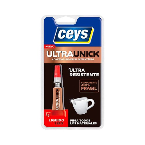 Pegamento líquido 3 grs ultraunick. CEYS
