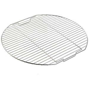 Imagen de Parrilla redonda de acero cromado para barbacoa, GARDEN STAR ALCAMPO.