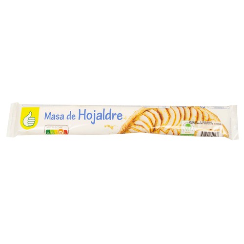 Masa de hojaldre, lista para ser utilizada CERELIA 230 g.