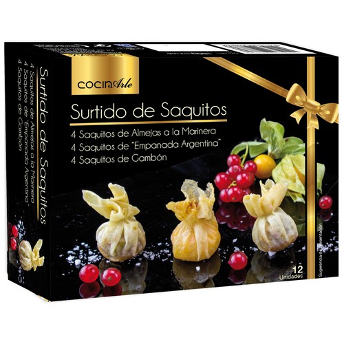 COCINARTE Surtido de saquitos ideales como aperitivos 180 g.