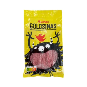 PRODUCTO ALCAMPO Regaliza pica sabor fresa 125 g.