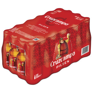 CRUZCAMPO Cerveza tipo Pilsen pack 24 uds de 25 cl.