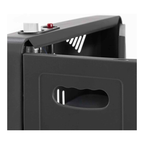 Estufa de gas butano CECOTEC ReadyWarm 4000 Slim Fold, potencia de calentamiento: 4200W, encendido automático, panel cerámico.