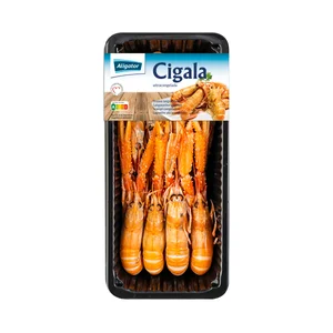 ALIGATOR Cigalas 9/14 enteras, crudas y ultracongeladas 400 g.
