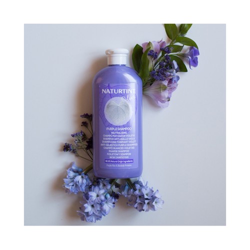 NATURTINT Champú matizador y neutralizador de tonos indenseados en cabellos con mechas, rubios o grises NATURTINT Silver 330 ml.