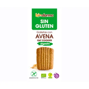 BIODARMA Galletas de avena sin gluten 125 gr.
