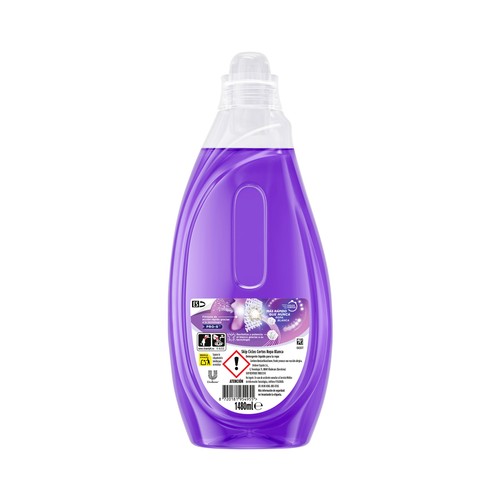 SKIP Detergente líquido para ropa blanca, eficacia express, especial ciclos cortos 37 lavados.