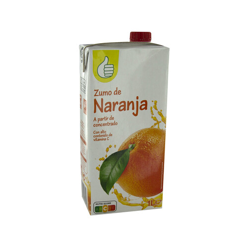 Zumo de naranja PRODUCTO ECONÓMICO ALCAMPO 1 l