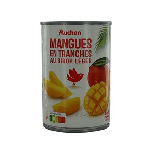 Imagen de PRODUCTO ALCAMPO Rodajas de mango en almibar 35 g.