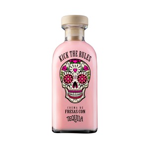 Imagen de KICK THE RULES Crema de fresas con tequila botella de 70 cl.