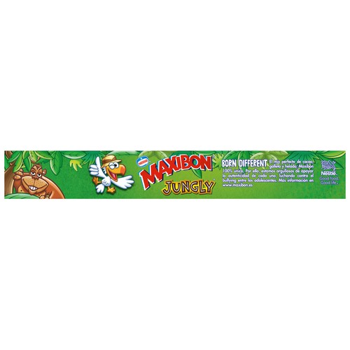 MAXIBON Jungly de Nestlé Sándwich de helado de chocolate con trozos de galletas de chocolate 4 x 140 ml.