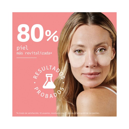 IROHA NATURE Parches anti-fatiga para el contorno de ojos con vitamina C 2 uds.