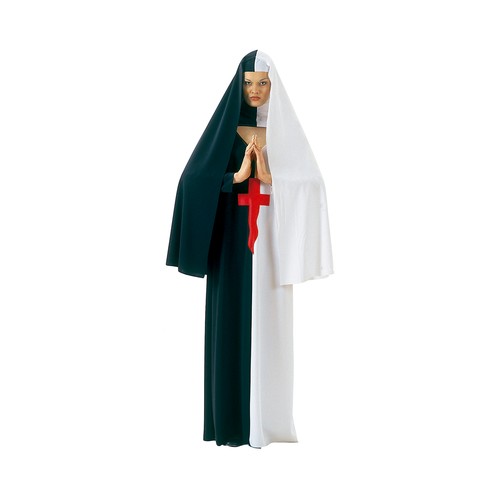 Disfraz Madre superiora maldita para adulto, talla única, Halloween RUBIE"S.