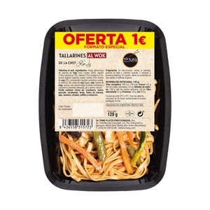 Imagen de TA-TUNG Tallarines al wok listos para calentar y comer 120 g.