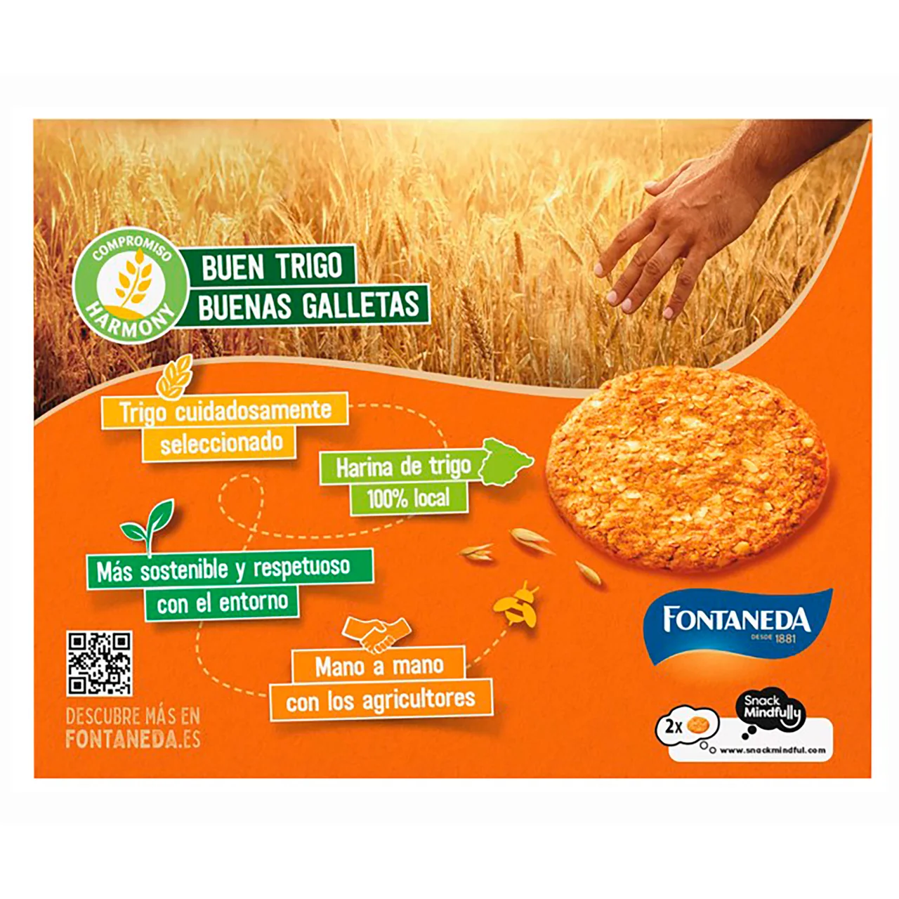 Digestive Galletas con avena 550 g.