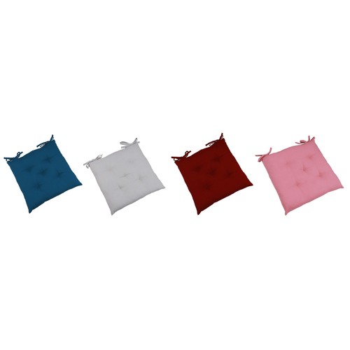 Cojín silla capitoné Tropic Fusion 40x40x5cm 100% algodón. ACTUEL