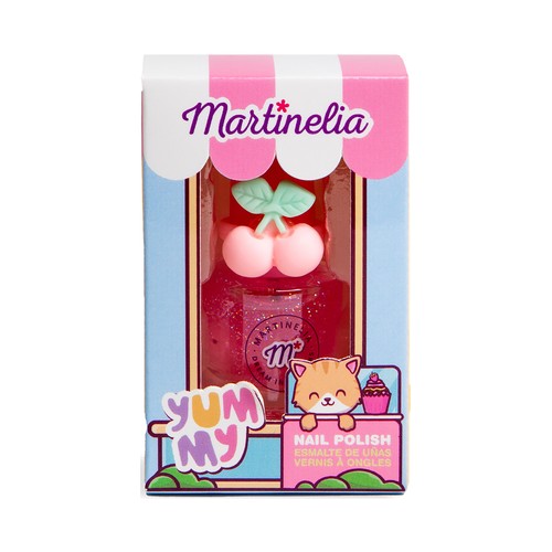 MARTINELIA Yummi Esmalte de uñas infantil con divertido anillo con forma frutal.