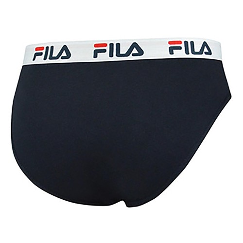 Pack 2 slip FILA, color negro, talla M