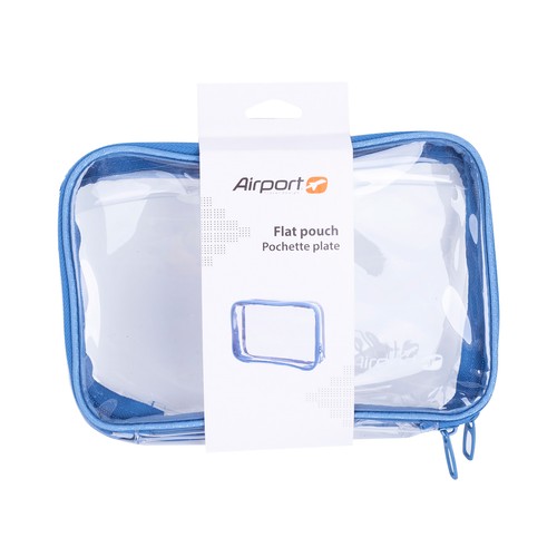 Set de bolsa plana para viaje, color gris, ALCAMPO.