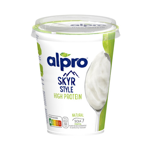 Especialidad de soja estilo islandés, con alto contenido en proteínas y sabor natural ALPRO 400 g.