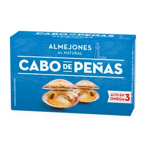 CABO DE PEÑAS Almejones al natural 63 g.