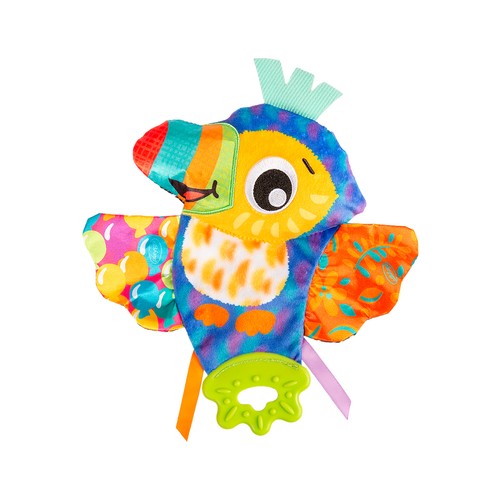 Peluche de Tucán mordedor "Tamika", crinkle balankie toucan, PLAYGRO.