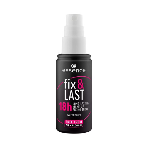 ESSENCE Fix & last Spray fijador de maquillaje, larga duración (18 horas).